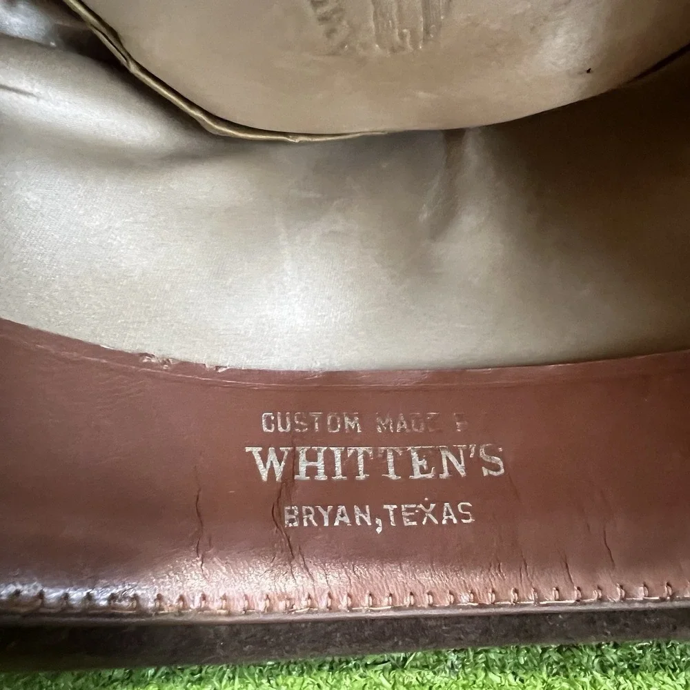 Vintage‎ American Hat Co.  Cowboy Hat SZ 7 Chocolate Brown Custom Flower 1960s
